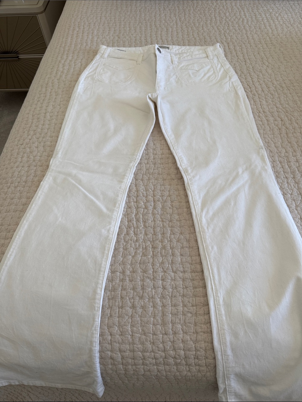 Kut from the Kloth White Flare Jeans